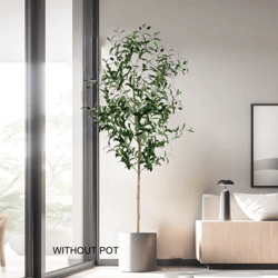 120–180cm artificial olive tree branch – modern minimalist faux plant decor