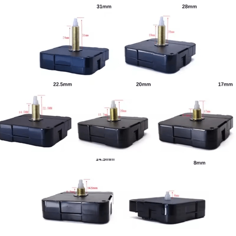 Silent Quartz Clock Movement Kit DIY Long Shaft Wall Clock Repair Mechanism 1