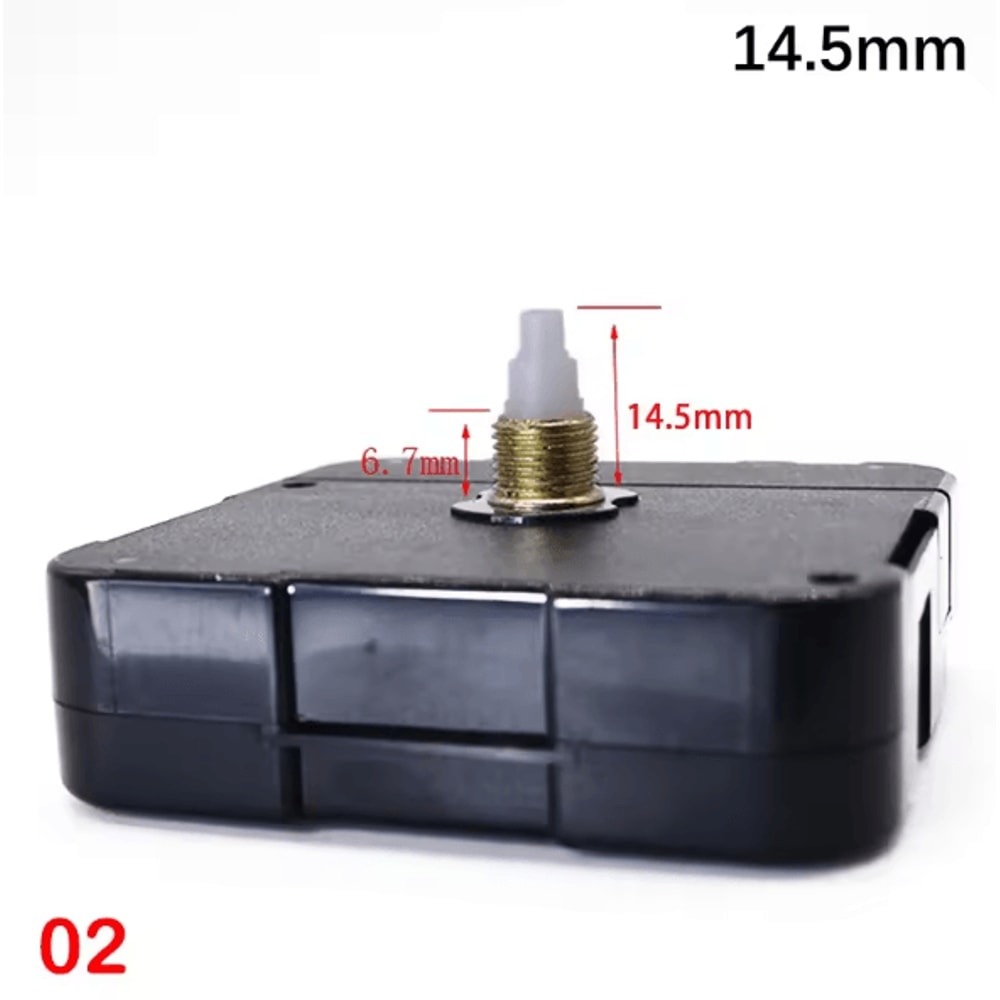 Silent Quartz Clock Movement Kit DIY Long Shaft Wall Clock Repair Mechanism 8