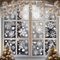 Merry Christmas Snowflake Window Stickers Reusable Winter Wall Glass Decor 0