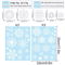 Merry Christmas Snowflake Window Stickers Reusable Winter Wall Glass Decor 4