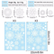 Merry Christmas Snowflake Window Stickers Reusable Winter Wall Glass Decor 4