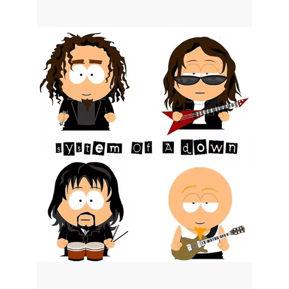 System Of A Down Canvas Poster Heavy Metal Album Wall Art For Room Decor 0