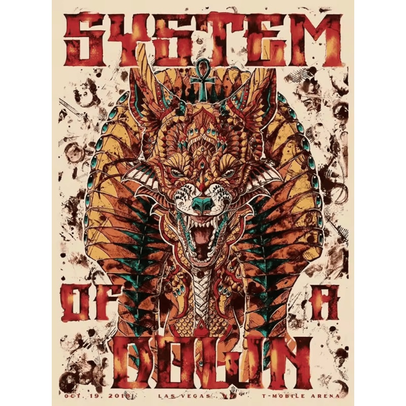 System Of A Down Canvas Poster Heavy Metal Album Wall Art For Room Decor 3