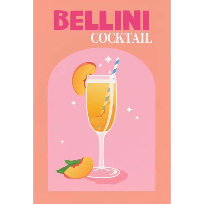 Colorful Cocktail Canvas Poster Set Trendy Drinks Wall Art For Home Bar Decor 0