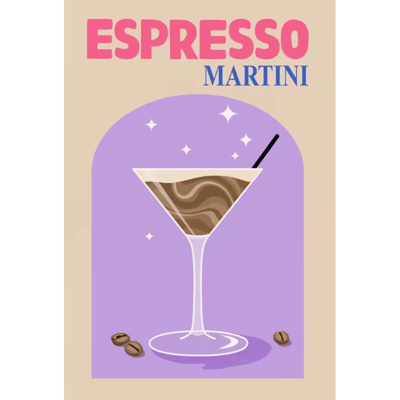 Colorful Cocktail Canvas Poster Set Trendy Drinks Wall Art For Home Bar Decor 8