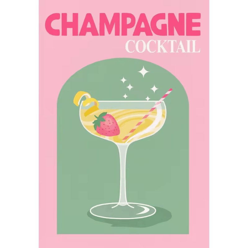 Colorful Cocktail Canvas Poster Set Trendy Drinks Wall Art For Home Bar Decor 11