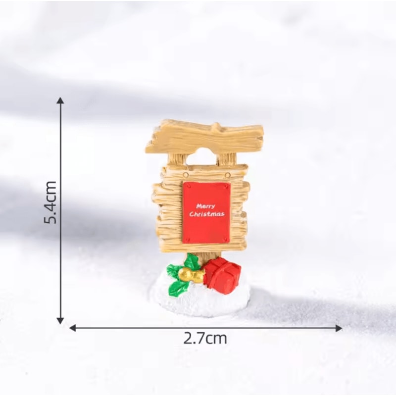Mini Resin Road Sign Decor DIY Fairy Garden Dollhouse Micro Landscape Ornament 4