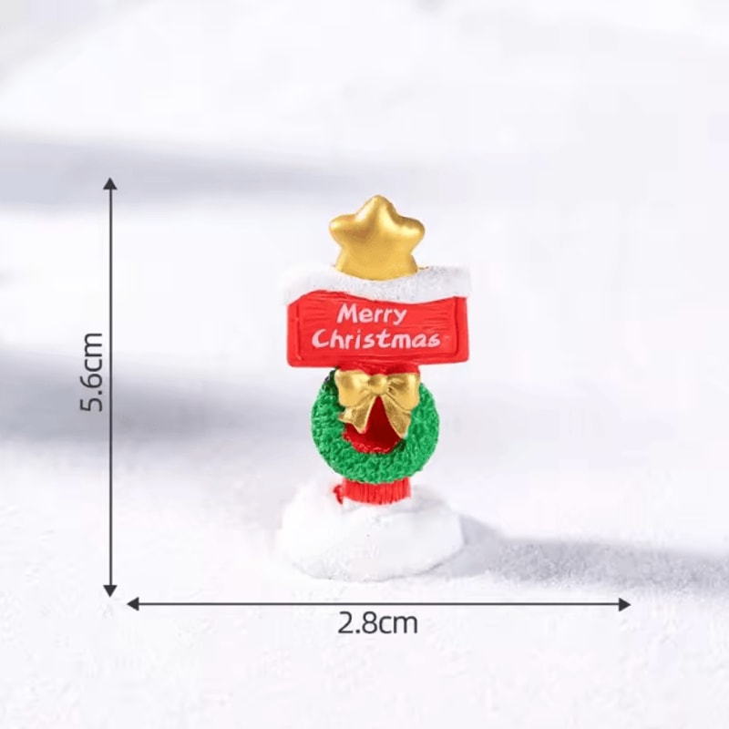 Mini Resin Road Sign Decor DIY Fairy Garden Dollhouse Micro Landscape Ornament 5