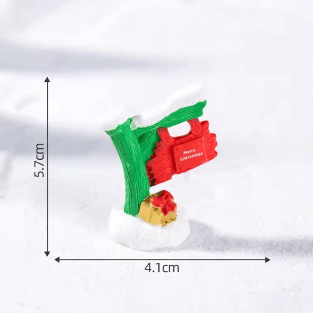 Mini Resin Road Sign Decor DIY Fairy Garden Dollhouse Micro Landscape Ornament 7