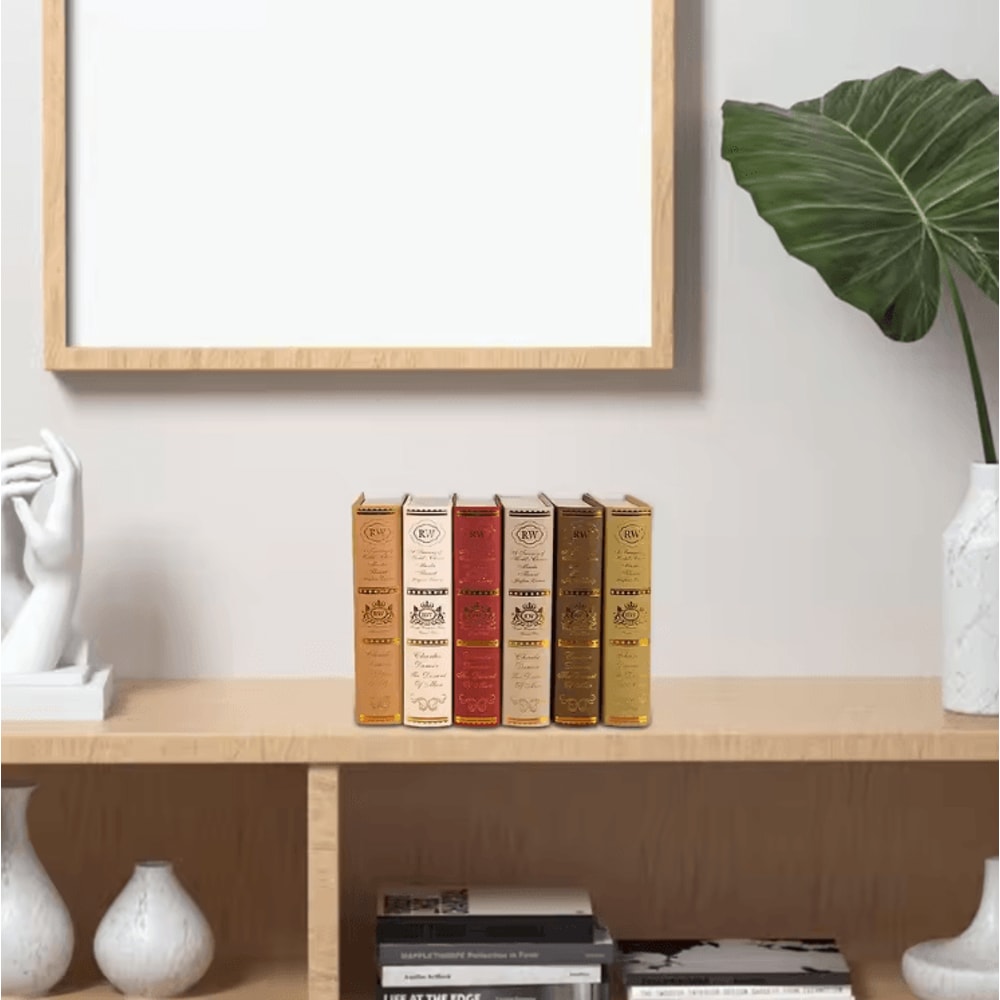 Vintage European Fake Book Decor Simulation Book Model For Stylish Home Display 3