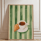 Retro Coffee Canvas Poster Minimalist Beige Kitchen Cafe Wall Art 3