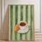 Retro Coffee Canvas Poster Minimalist Beige Kitchen Cafe Wall Art 3