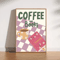 Retro Coffee Canvas Poster Minimalist Beige Kitchen Cafe Wall Art 7