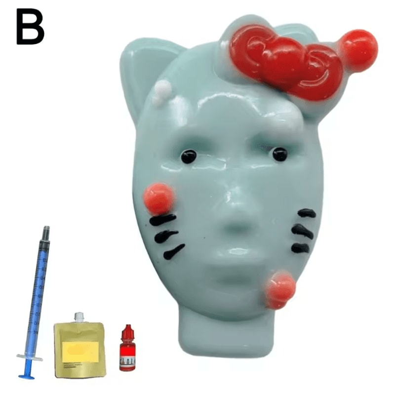 Funny Pimple Popper Toy Reusable Acne Relief Fidget Stress Toy 3