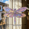 Colorful Acrylic Dragonfly Suncatcher Hanging Window Decor For Home Garden 2