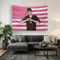 Justin Bieber American Flag Wall Banner Checkered Sweater Style Music Wall Decor 2