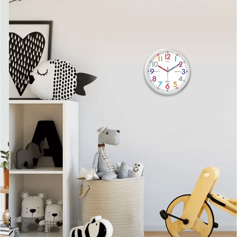 Minimalist Silent Quartz Wall Clock 8Inch NonTicking Modern Wall Clock Decor 1