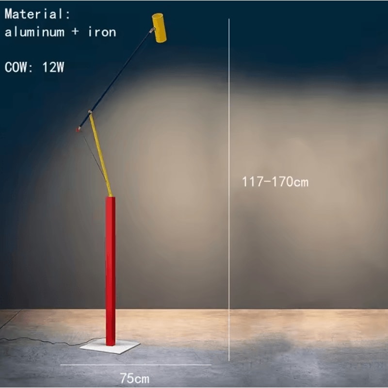 Adjustable Nordic Floor Lamp Colorful Modern Reading Floor Lamp For Living Room Bedroom 4