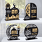 Black Gold Ramadan Countdown Calendar Acrylic Eid Mubarak Decor With Replaceable Numbers 0