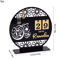 Black Gold Ramadan Countdown Calendar Acrylic Eid Mubarak Decor With Replaceable Numbers 2