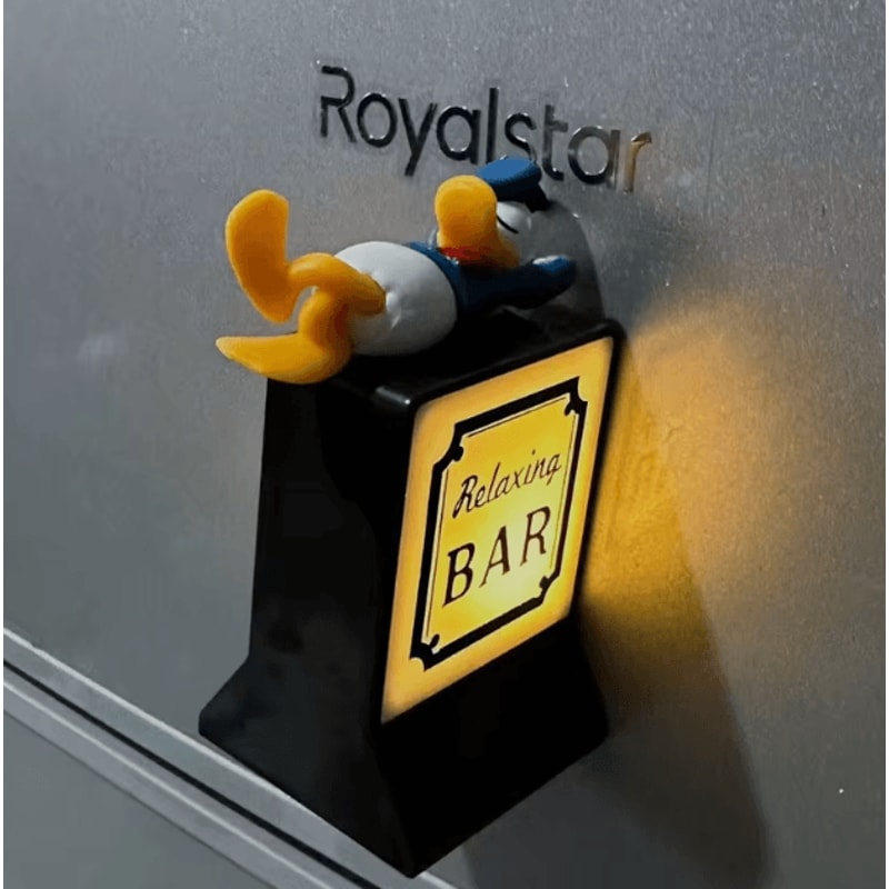 Magnetic LED Fridge Sticker Light FamilyMart Lawson Style Refrigerator Decor 9