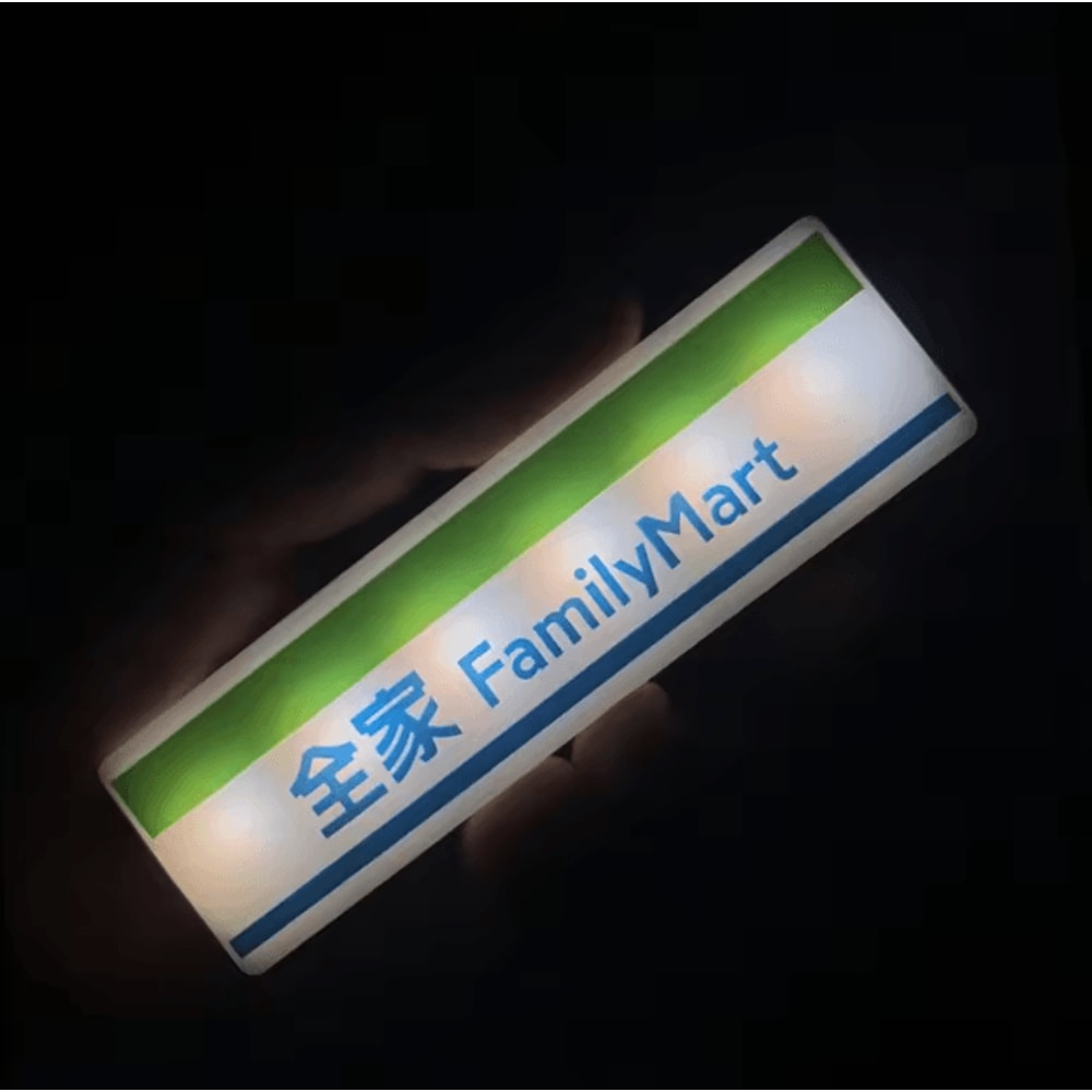 Magnetic LED Fridge Sticker Light FamilyMart Lawson Style Refrigerator Decor 3