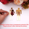 Modern Acrylic Bathroom Sign Stickers Mirror Finish Toilet Door Sign Set Men Women 0