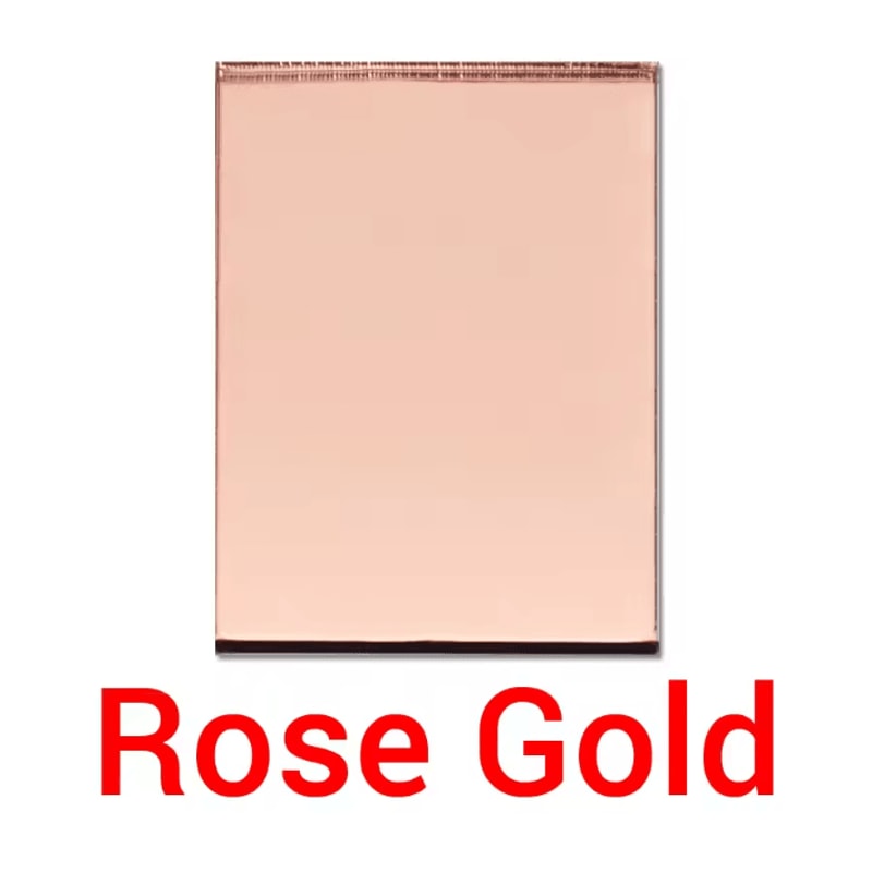 Modern Acrylic Bathroom Sign Stickers Mirror Finish Toilet Door Sign Set Men Women 2