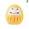Japanese Ceramic Daruma Doll Mini Lucky Charm Fortune Ornament For Home Decor 6