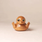 Funny Middle Finger Duck Figurine Handmade Wooden Novelty Duck Decor For Desk Home 3