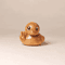 Funny Middle Finger Duck Figurine Handmade Wooden Novelty Duck Decor For Desk Home 4