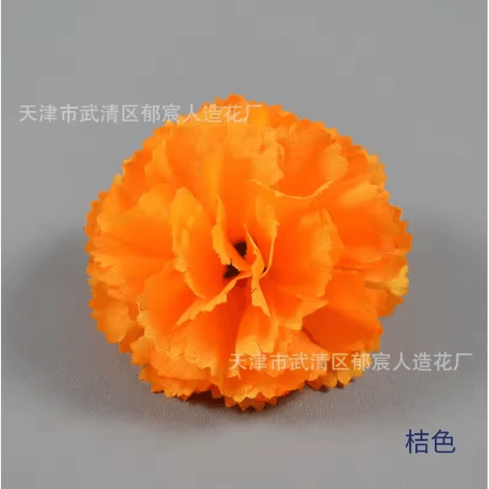 Artificial Marigold Flower Garland Vibrant Dia De Los Muertos Diwali Decor For Home Events 1