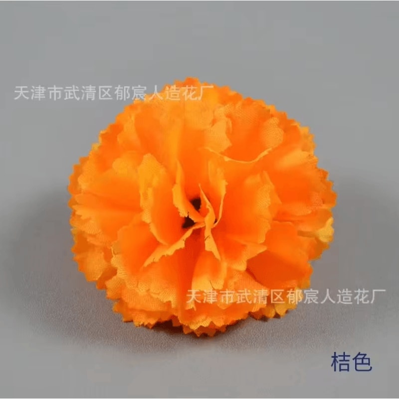 Artificial Marigold Flower Garland Vibrant Dia De Los Muertos Diwali Decor For Home Events 14