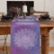 Bohemian Mandala Floral Linen Table Runner Rustic Farmhouse Boho Table Decor 1