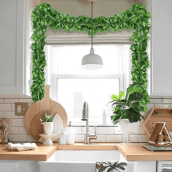 artificial ivy leaf garland vine – 21m lush green hanging plant decor for home & events