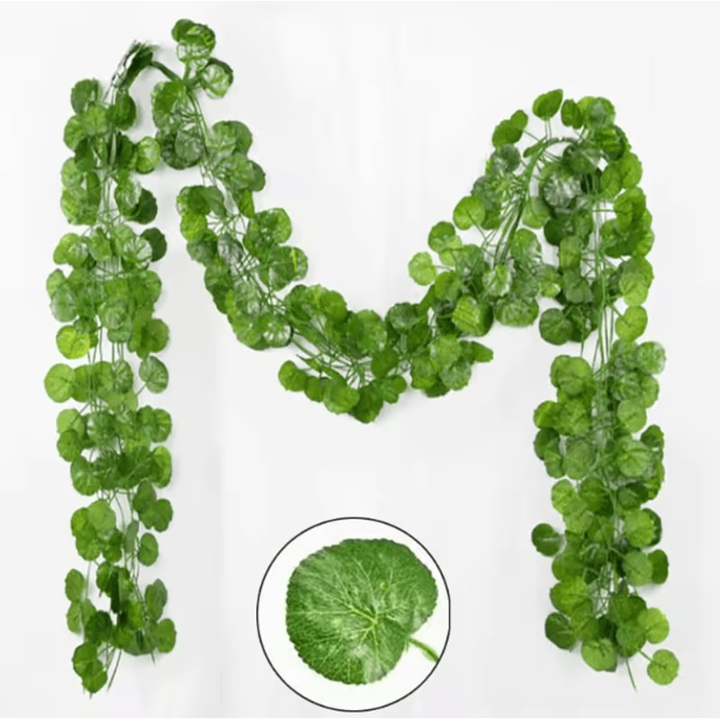 Artificial Ivy Leaf Garland Vine 21M Lush Green Hanging Plant Decor For Home Events 2