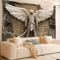 3D Angel Wall Tapestry Glam Polyester Hanging Decor For Living Room Bedroom 1