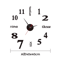 Large 3D DIY Frameless Wall Clock Modern Silent Acrylic Wall Sticker Clock 6