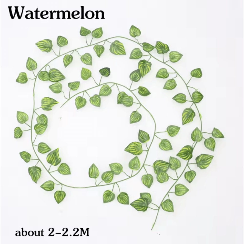 Artificial Hanging Ivy Basket Vine Lush Green Rattan Garland Decor For Home Events 2