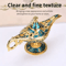 Vintage Aladdin Genie Magic Lamp Classic Metal Arabian Decor For Home Display 0