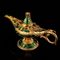 Vintage Aladdin Genie Magic Lamp Classic Metal Arabian Decor For Home Display 3