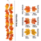 Artificial Maple Leaf Garland Autumn Fall Vine Decor For Home Thanksgiving Halloween 9