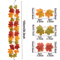 Artificial Maple Leaf Garland Autumn Fall Vine Decor For Home Thanksgiving Halloween 8