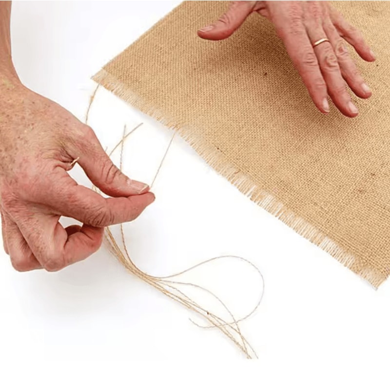 Rustic Jute Table Runner With Tassels Boho Farmhouse Table Decor 1