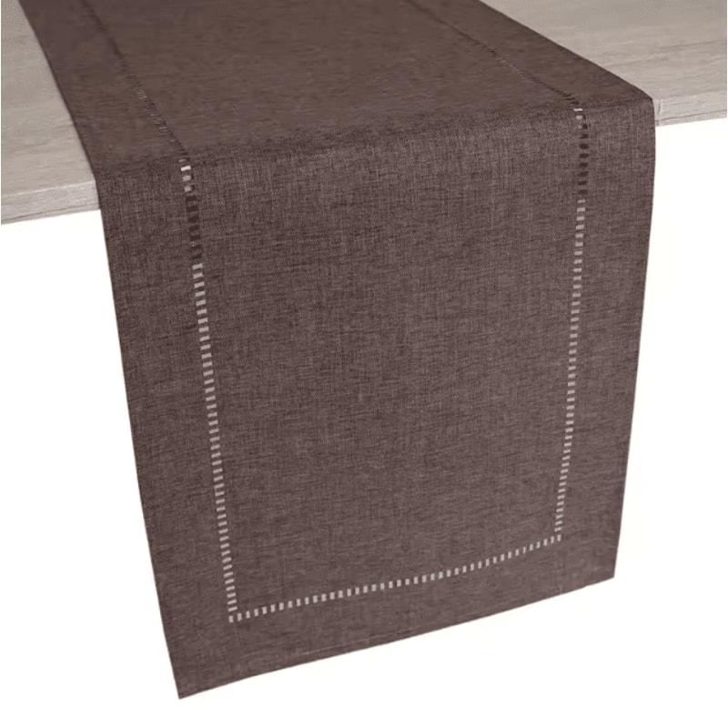 Classic Linen Table Runner Rustic Farmhouse Dining Table Decor 5