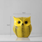 Cute Owl Pumpkin Figurine Artistic Animal Statue Desktop Decor 5
