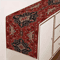 Bohemian Persian Stripe Table Runner Vintage Red Farmhouse Dining Decor 1