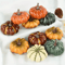 Realistic Plastic Pumpkin Decor Reusable Fall Thanksgiving Table Accent 0