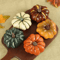 Realistic Plastic Pumpkin Decor Reusable Fall Thanksgiving Table Accent 1